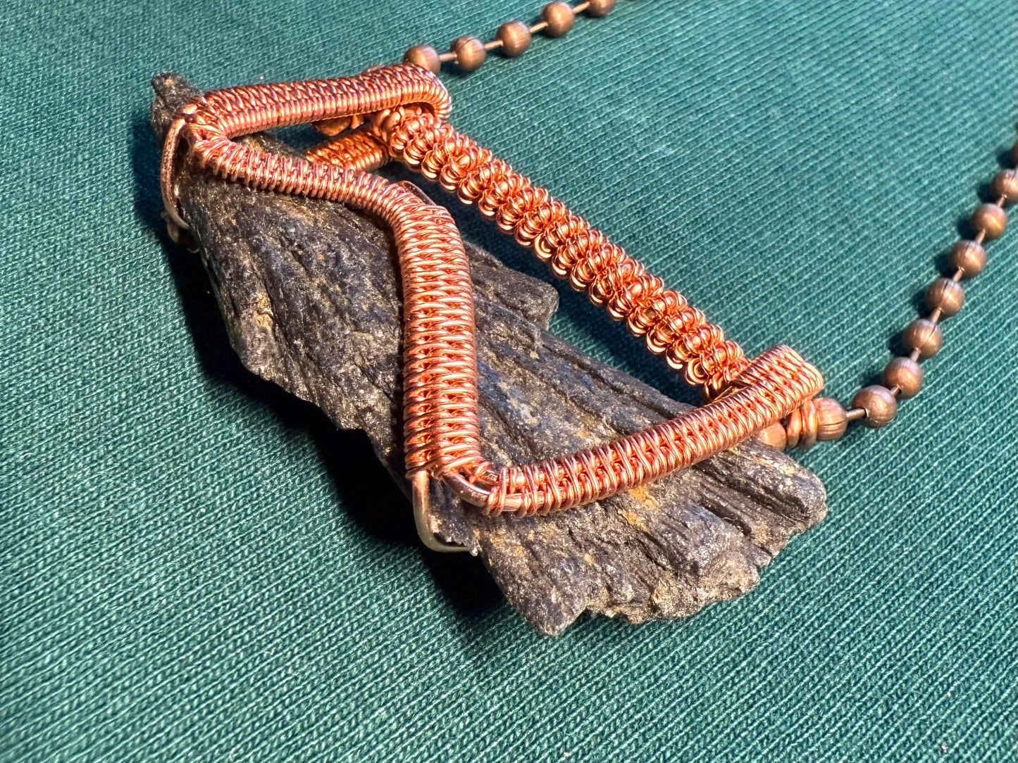 Black Kyanite Necklace