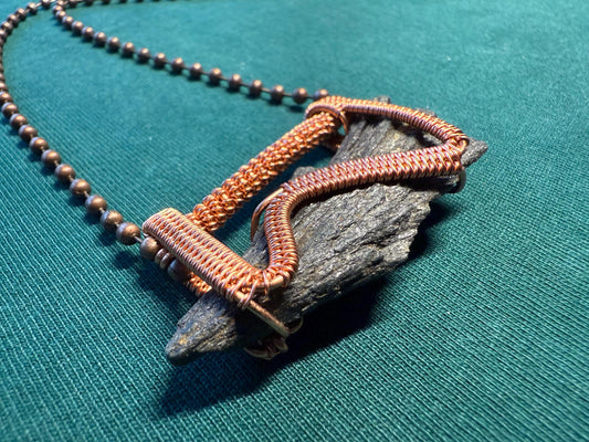 Black Kyanite Necklace