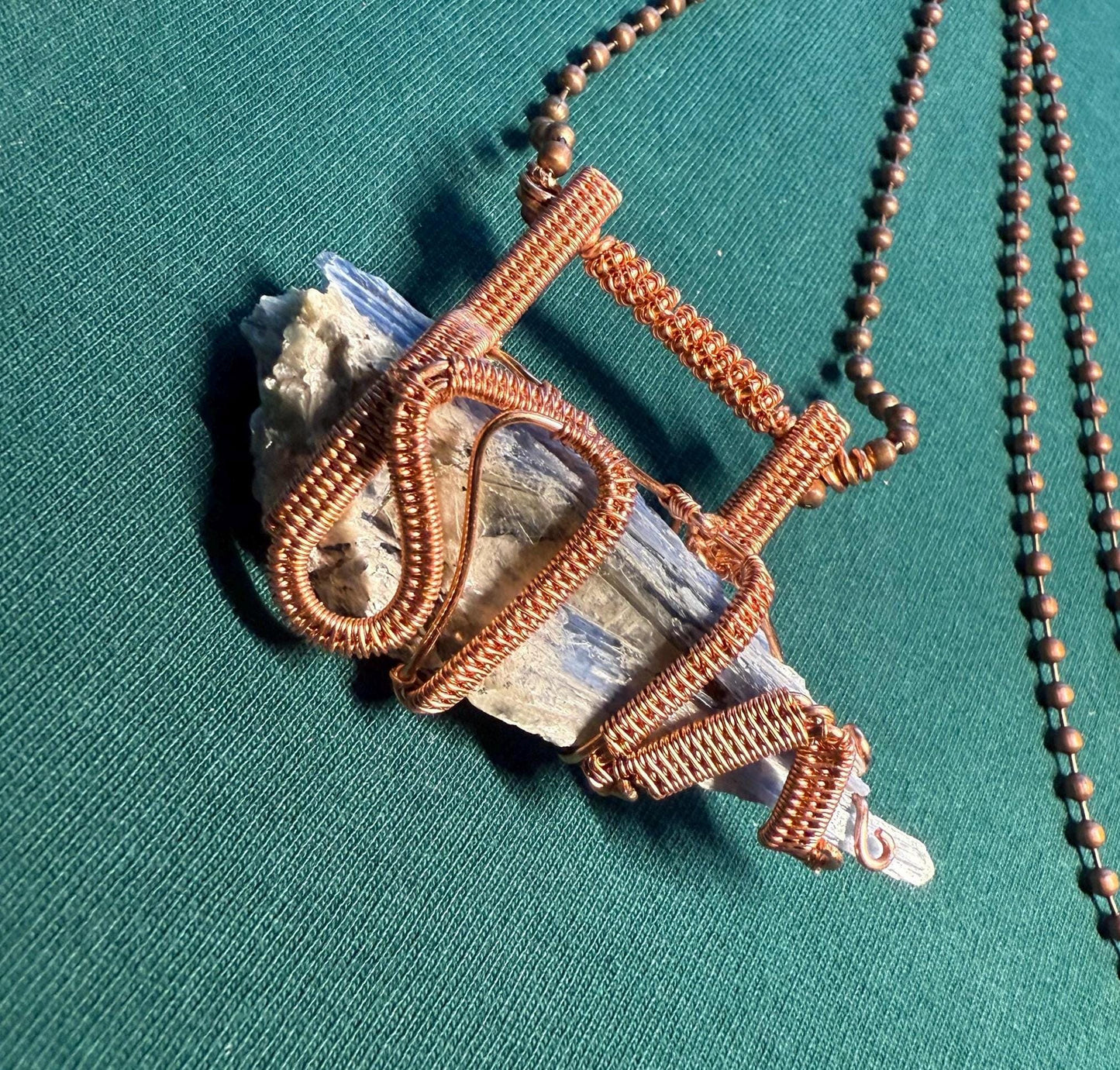 Blue Kyanite necklace
