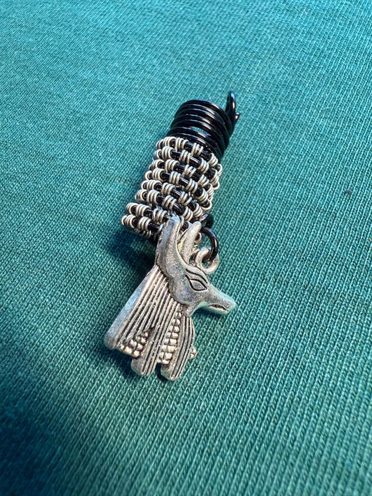 Anubis Silver  Loc/Braid/Hair Jewels